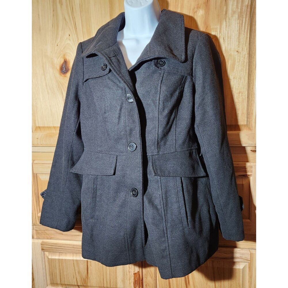 Nicole Miller New York Black Peacoat – Women’s Medium